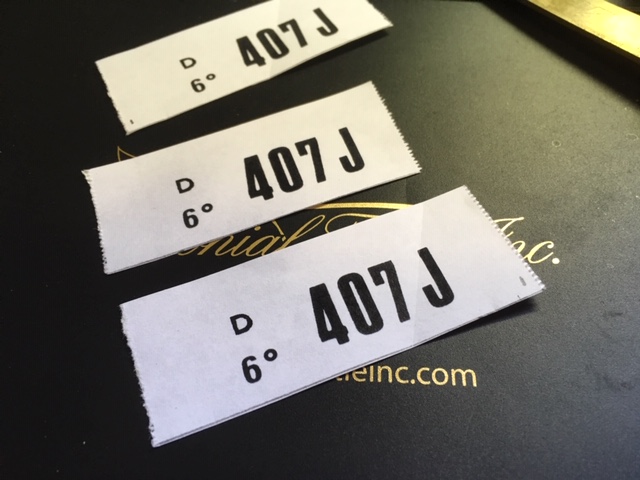 Engine ID Sticker