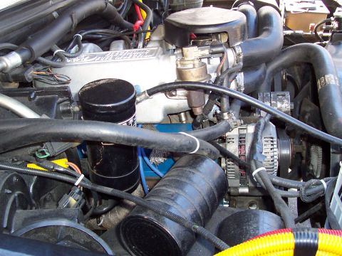 1987 Ford Bronco - EGR electrical still connected but exhaust line...NOT. No codes other than 33 - SWEET!