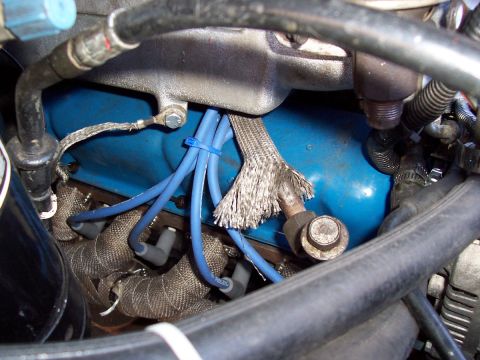 1987 Ford Bronco - Foolish plugging of EGR exhaust line. Oh well!
