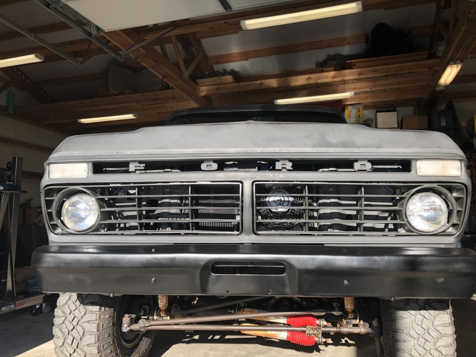 Bumper painted