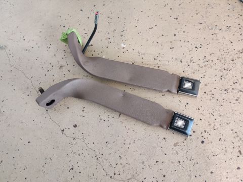1996 Ford Bronco - 20200901 - Medium mocha seatbelt buckles, I replaced mine with 40/20/40 seatbelt buckles. Both work perfectly, no sticking and no need to u…