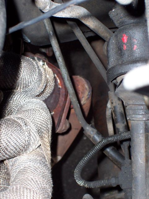 1987 Ford Bronco - Fabbed up exhaust connection. Seriously need to upgrade entire E. system. Next big project coming soon!