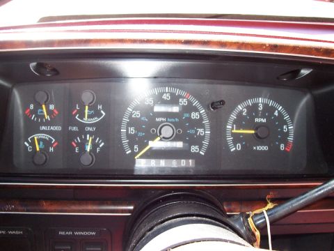 1987 Ford Bronco - All dash meters check out nicely.