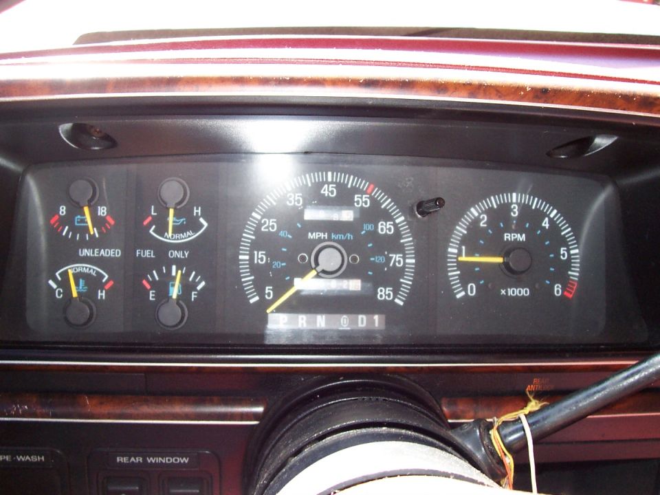 All dash meters check out nicely.
