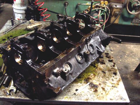 1987 Ford Bronco - Block full of 162,000 miles of gunk and grime