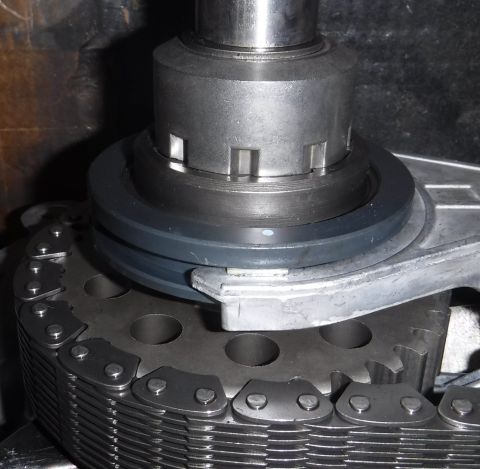1992 Ford Bronco - Input/rear output shaft is the one sitting too low relative to shift fork, allowing spring-loaded puck to partially engage 4WD lock cog abo…