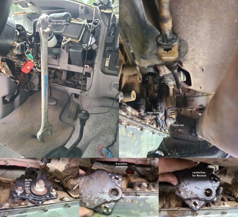 1997 Ford F-250 - In addition to the intermittent surge at startup, the PID for TR (Transmission Range) occasionally showed Reverse at startup, so I adjusted…