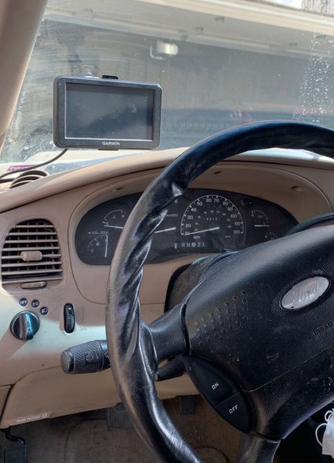 2002 Ford Ranger - GARMIN window mounted GPS
