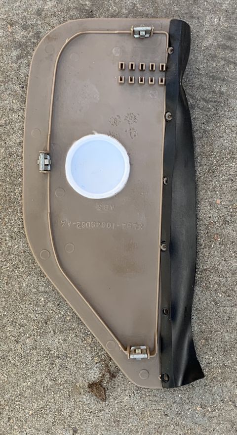2002 Ford Ranger - Back side modified fuse panel cover