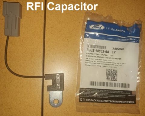 1983 Ford Bronco - RFI Capacitor F6UZ-18832-AA ~$8~11 at dealership