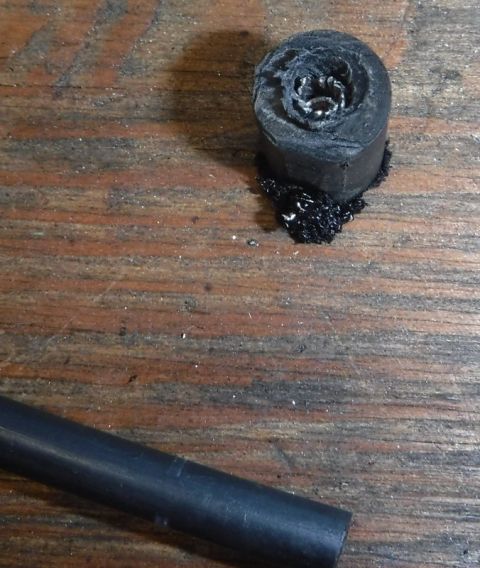 1992 Ford Bronco - I was doing well with slowly opening up the metal center, until it blew up on me and got too tangled to do anything with. The solid metal c…