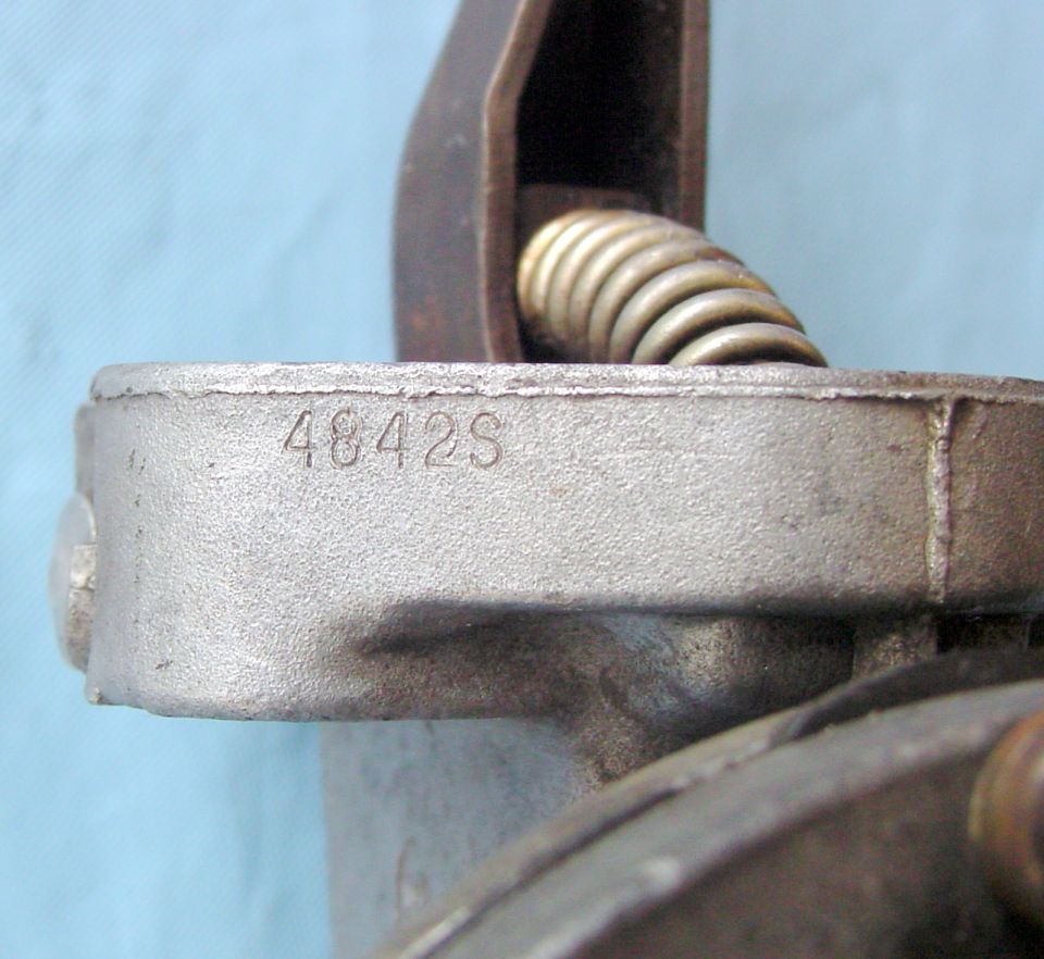 Fuel pump part with stamped numbers 4842S