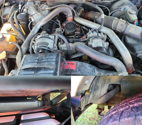 1983 Ford Bronco - This is my uncle's 7.3L 4-door duallie with an aftermarket intercooler.