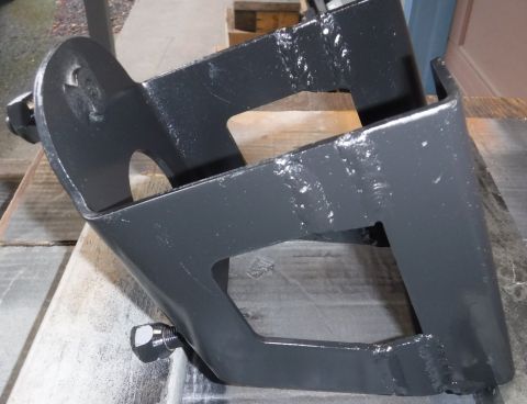 1992 Ford Bronco - I decided to extend (taller) the wheel mount rather than use spacers.