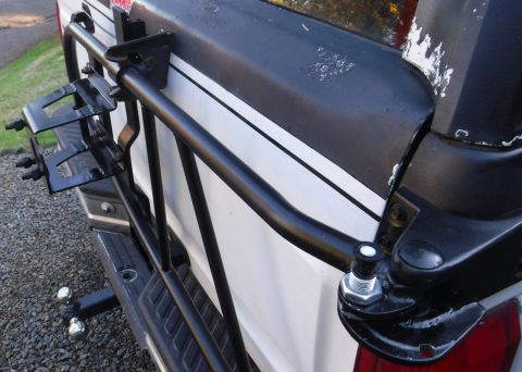 1992 Ford Bronco - Wheel mount installed.
