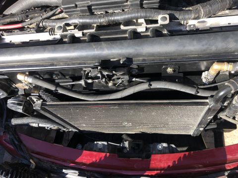 2014 Ford F-150 - Second tranny cooler top view