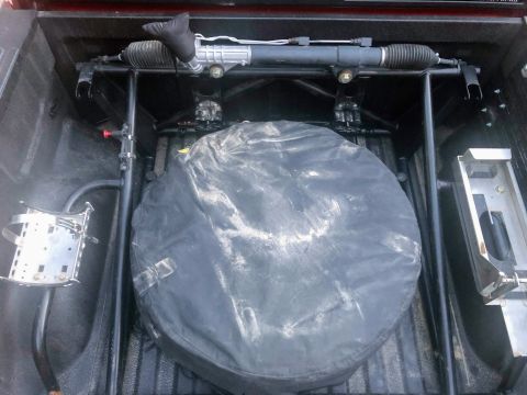 2014 Ford F-150 - Bed cage showing rotopax mounts