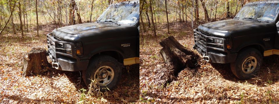 The completed bumper has stood up better than I expected. Even knocking a 20" stump out of the ground didn't do anything to the bumper or to the truck.
IF THE IMAGE IS TOO SMALL, click it.

[url=https://www.supermotors.net/registry/media/1071023][img]https://www.supermotors.net/getfile/1071023/thumbnail/stump02ch.mp4[/img][/url]