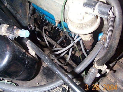 1986 Ford Bronco - stock Mustang headers
