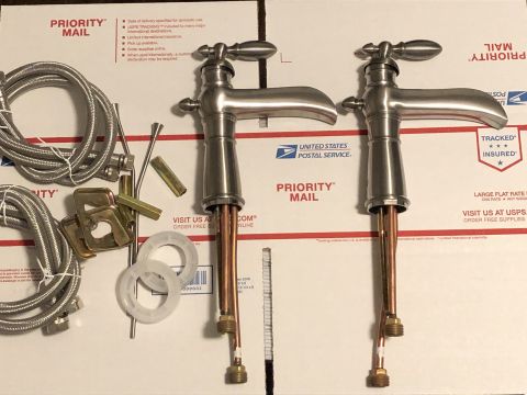1995 Mercury Grand Marquis - New plumbing fixtures and hoses are shown, ready for installation.