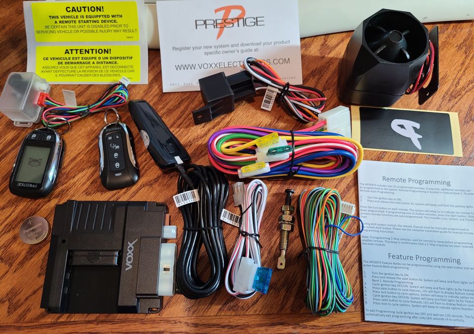 This is the RKE/start system I plan to install while changing the dash.