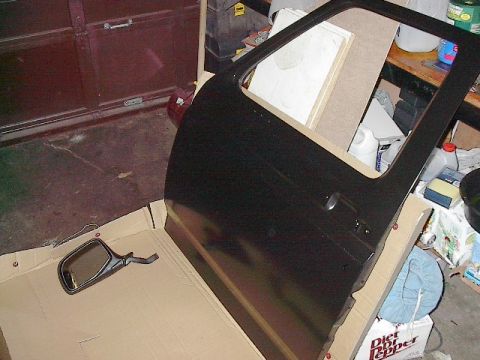 1986 Ford Bronco - Once I get these new 96 mirrors on the new 86 doors, no lower holes to patch !