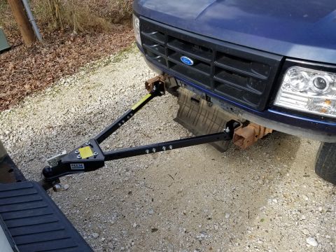 1995 Ford F-150 - I drove the F150 to buy a used F250 because I knew it would be easy to remove the front bumper & pull the F150 home behind the F250 using a…