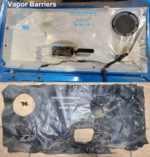 1983 Ford Bronco - Vapor Barriers
