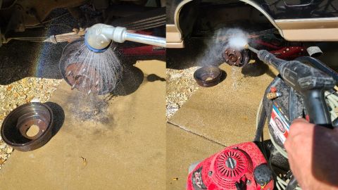 1983 Ford Bronco - Most jobs are quicker, easier, & cheaper if the vehicle is CLEAN before starting. Water is safe to use on nearly everything because it's no…