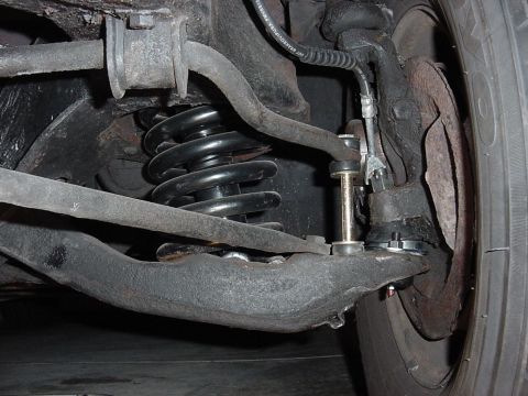 1969 Mercury Marquis - Another view; new ball joint on driver's side