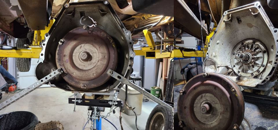 Some scrap metal worked as prybars to get the TC unstuck.
IF THE IMAGE IS TOO SMALL, click it.