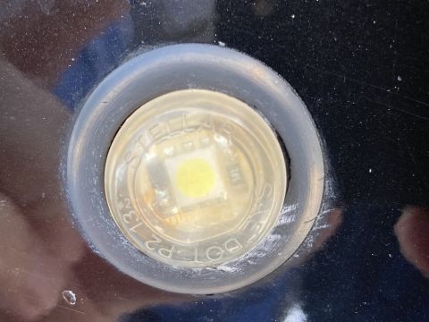 2015 Ford F-550 - LED marker light with DOT P2 13 markings visible on the lens.