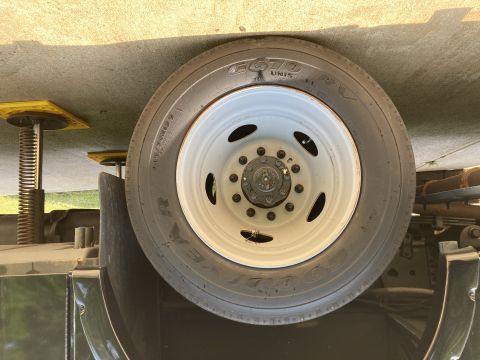 2015 Ford F-550 - Spare tire and wheel assembly, likely for a heavy-duty truck.