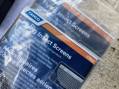 2015 Ford F-550 - These packages contain flying insect screens designed for Dometic RV refrigerators.