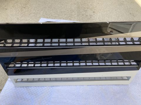 2015 Ford F-550 - Bug screen with mesh inserts, likely for a vehicle grille.