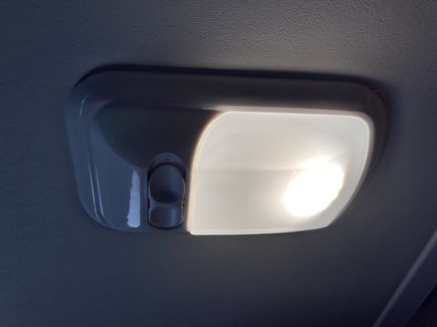 2015 Ford F-550 - Close-up of a vehicle's interior dome light assembly.
