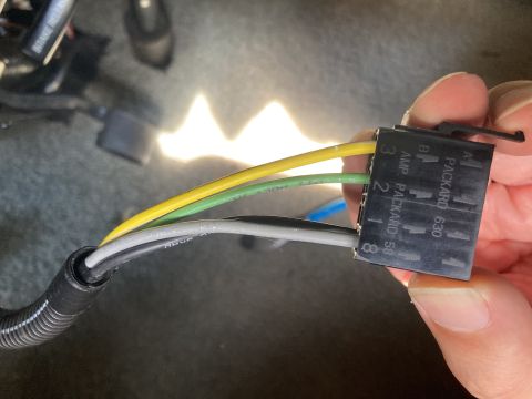 2015 Ford F-550 - Unused driving lights switch plug