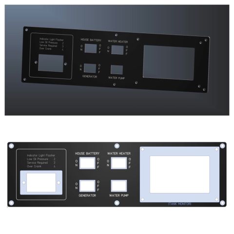2015 Ford F-550 - Using the original switches and generator hour meter