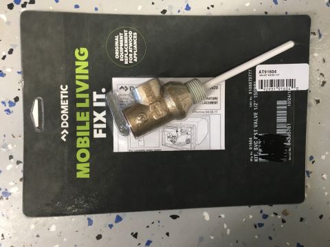 1995 Chevrolet P30 1 Ton - Step Van - Dometic Mobile Living Fix It kit for a water heater relief valve.
