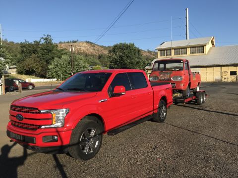 2018 Ford F-150 - Hauling the 61 Econoline 4x4 pickup to Portland for EconoNW show.