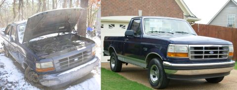 1995 Ford F-150 - Before & After