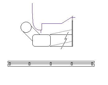 1978 Ford Bronco - This diagram illustrates a mechanical setup, possibly for a vehicle's engine, showing interconnected parts.
