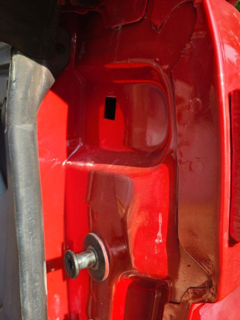1995 Ford Bronco - The right t/g strike sleeve & both front doors' sleeves are missing. So are at least 4 rubber body plugs, and the right door conduit isn't…
