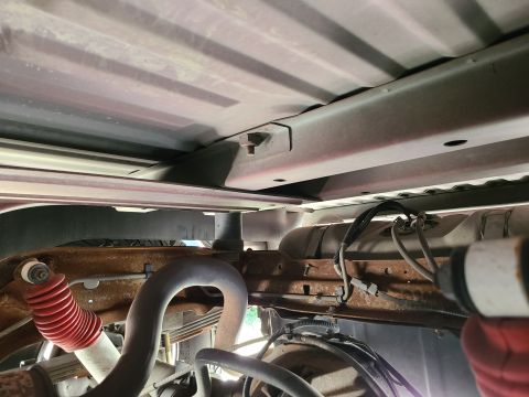 1995 Ford Bronco - The fuel tank & fuel lines look OK, with no significant rust anywhere on the truck. If access is ever needed inside the fuel tank, it's muc…