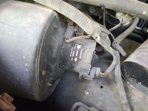 1995 Ford Bronco - Blower motor label Motor has been oiled; squirrel cage has been washed; evaporator & resistor have been cleaned in-place