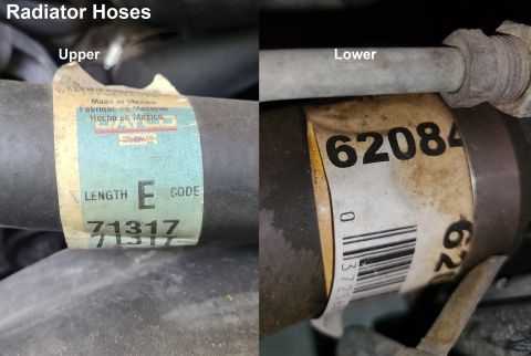 1995 Ford Bronco - Dayco (OEM) radiator hose labels [url=https://www.supermotors.net/registry/media/1127377] https://www.supermotors.net/getfile/1127377/thumb…