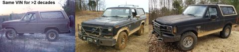 1983 Ford Bronco - My '83 Bronco started off as a Custom (lowest trim level). After I rolled it, I rebuilt it as an Eddie Bauer, but with many newer interior…