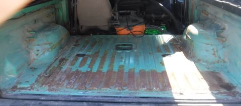 1992 Ford Bronco - Bed rust cleaned up a bit for a better look at the status.