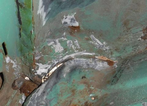 1992 Ford Bronco - Another view of the gnarly panel gap.