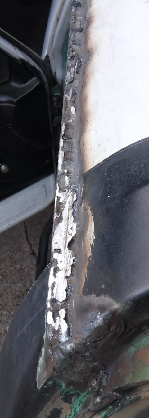 1992 Ford Bronco - Solid drip rails weren't the initial plan, but once you start filling out the long seam, there's not much left to leave open. I did this si…